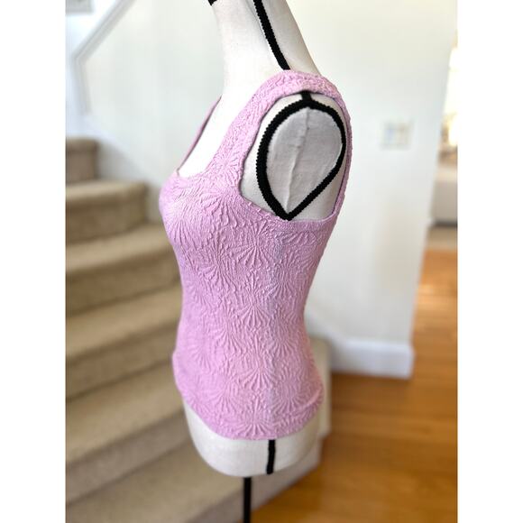 Bundle Free People Love Letter Camis Blue & Pink Stretch Floral Print - Picture 4 of 9